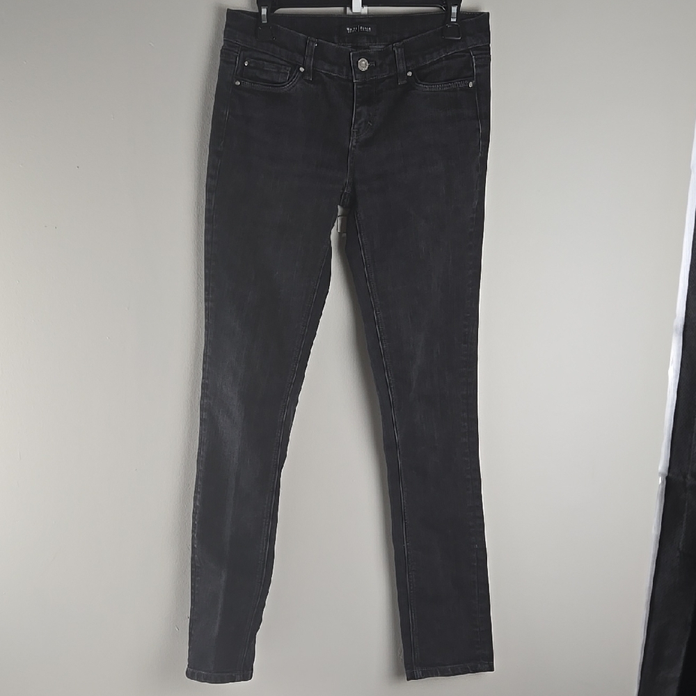 White‎ House Black Market Black Skinny Jeans Slim Leg